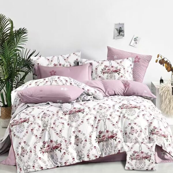 Spring Bloom Floral 6Pcs Bedcover Set