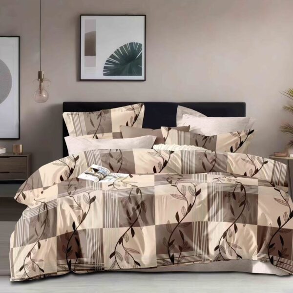 Roots Block Pattern 6Pcs Bedcover Set