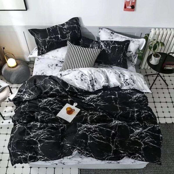 Marble Unique Pattern 6Pcs Bedcover Set