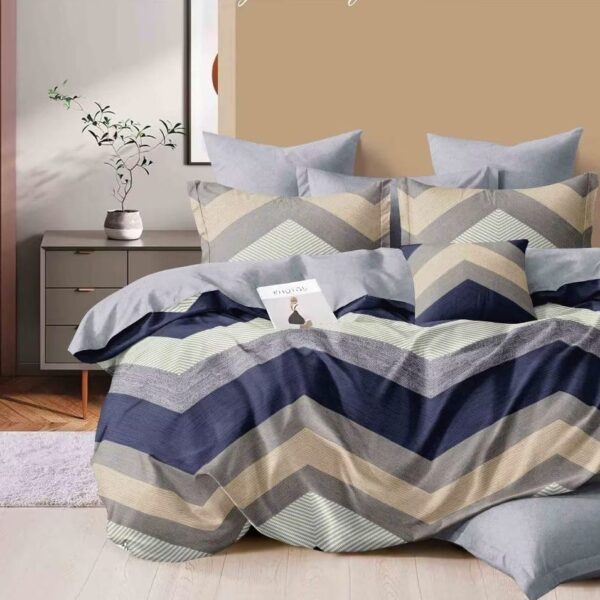 Sea Waves Pattern 6Pcs Bedcover Set