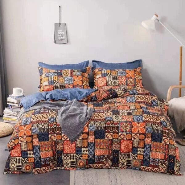 Traditional Unique Pattern 6Pcs Bedcover Set