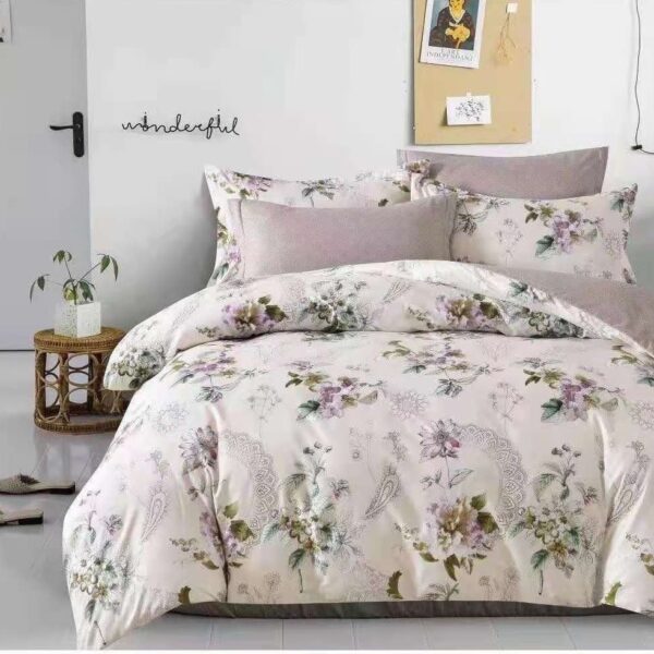 Elegency Floral Embrace 6Pcs Bedcover Set