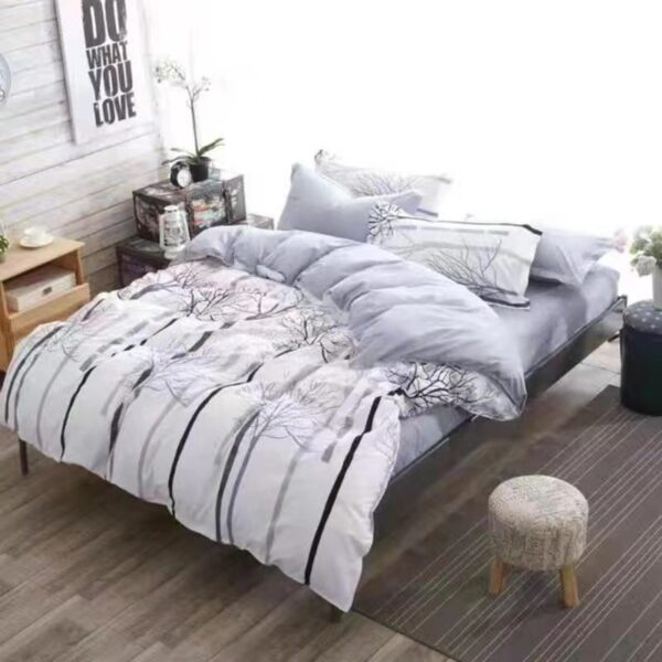 White Winter Beauty 6Pcs Bedcover Set