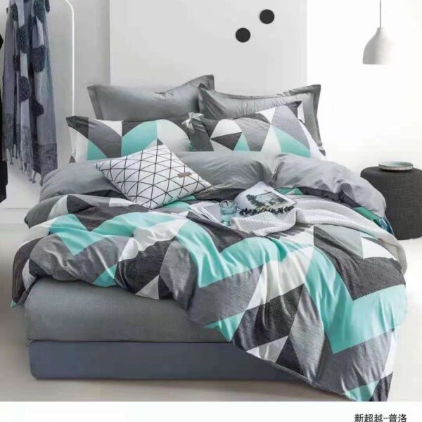 Geometric Pattern 6Pcs Bedcover Set