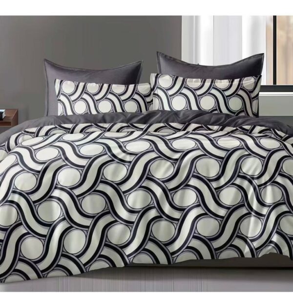 Genz Vibe Gracefull Pattern 6Pcs Comforter Set
