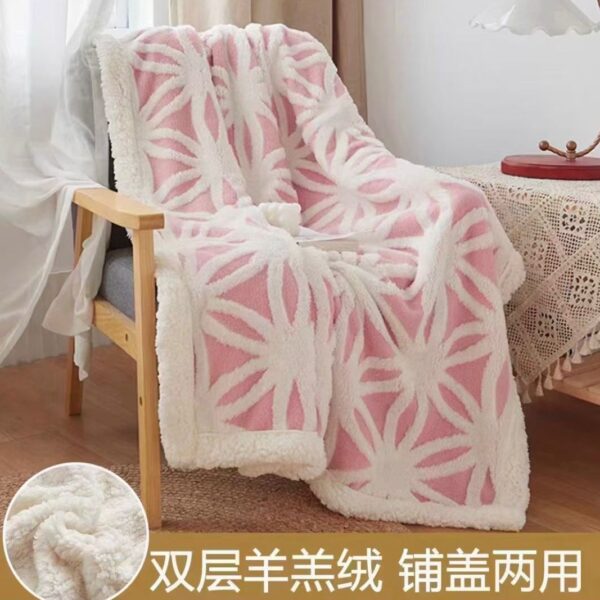 Pink King Blanket Premium Quality Wool Material