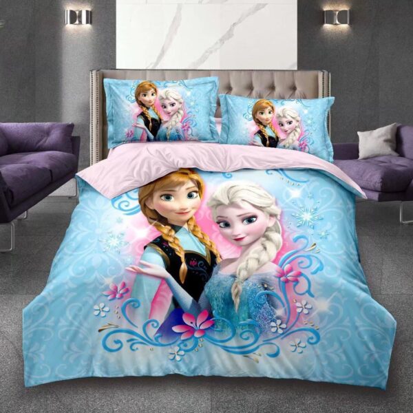 Frozen Sister Cartoon Kids 3 Pcs Comforter Set