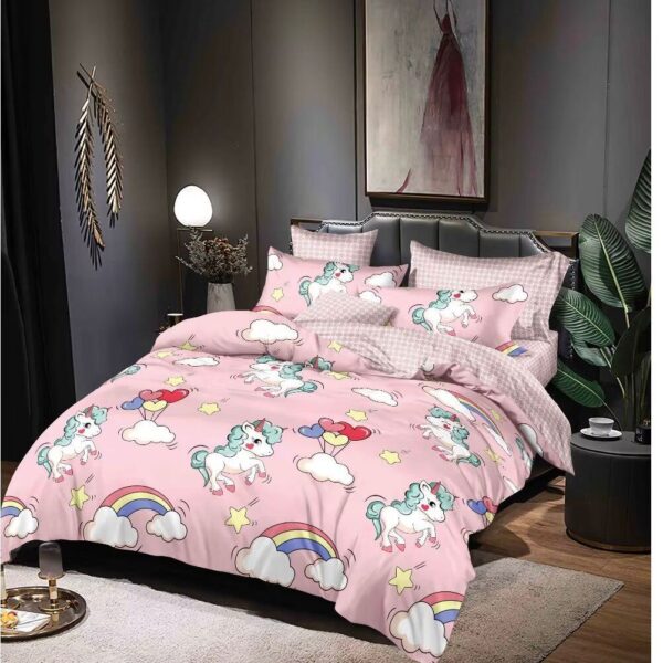 Rainbow Journey Cartoon Kids 3 Pcs Comforter Set